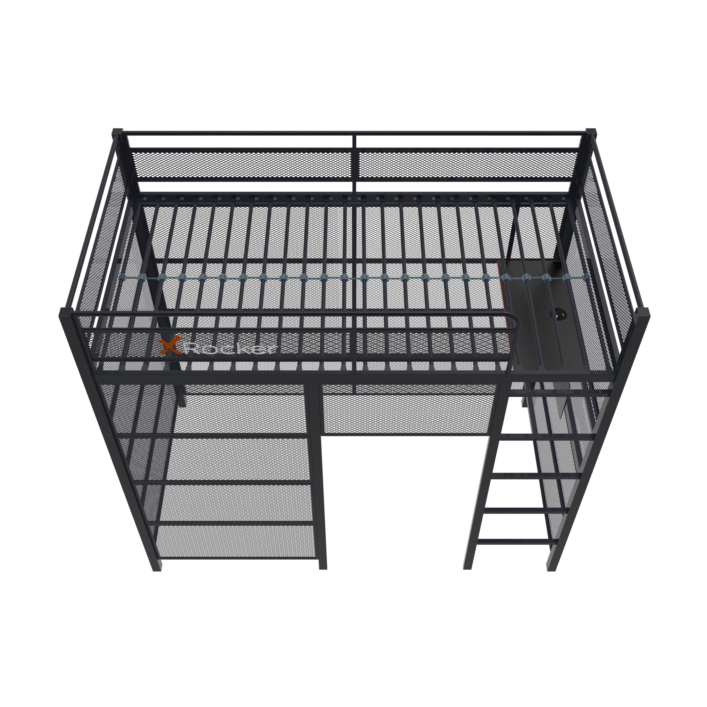 Gaming Den Bunk Bed with VESA TV Mount